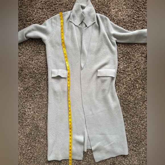 Line + Dot  Duster Sweater Women’s SM Gray Neutral Oversized Light Academia - Picture 8 of 8
